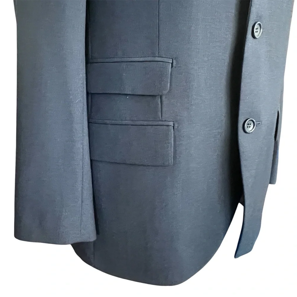 Boggi Navy Wool Blazer/Jacket SZ 50IT/40US Classic Chic Old Money Preppy Grandpa - Picture 4 of 16